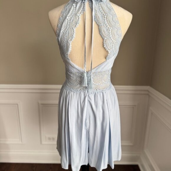 Rosie Crochet Open Back Romper - Picture 7 of 15